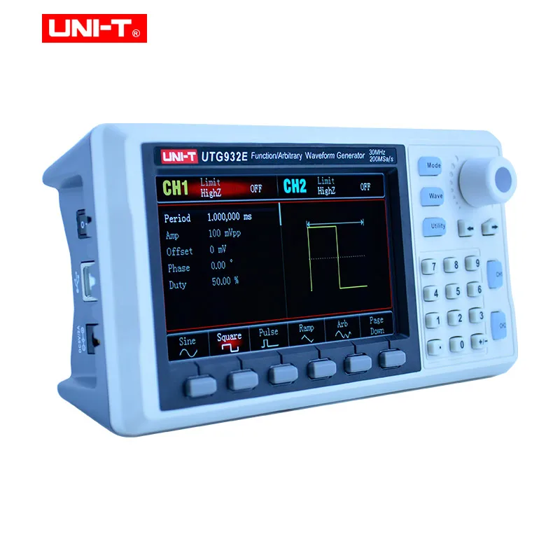 UNI-T UTG932E UTG962E Функция генератор сигналов произвольной формы сигнала источник