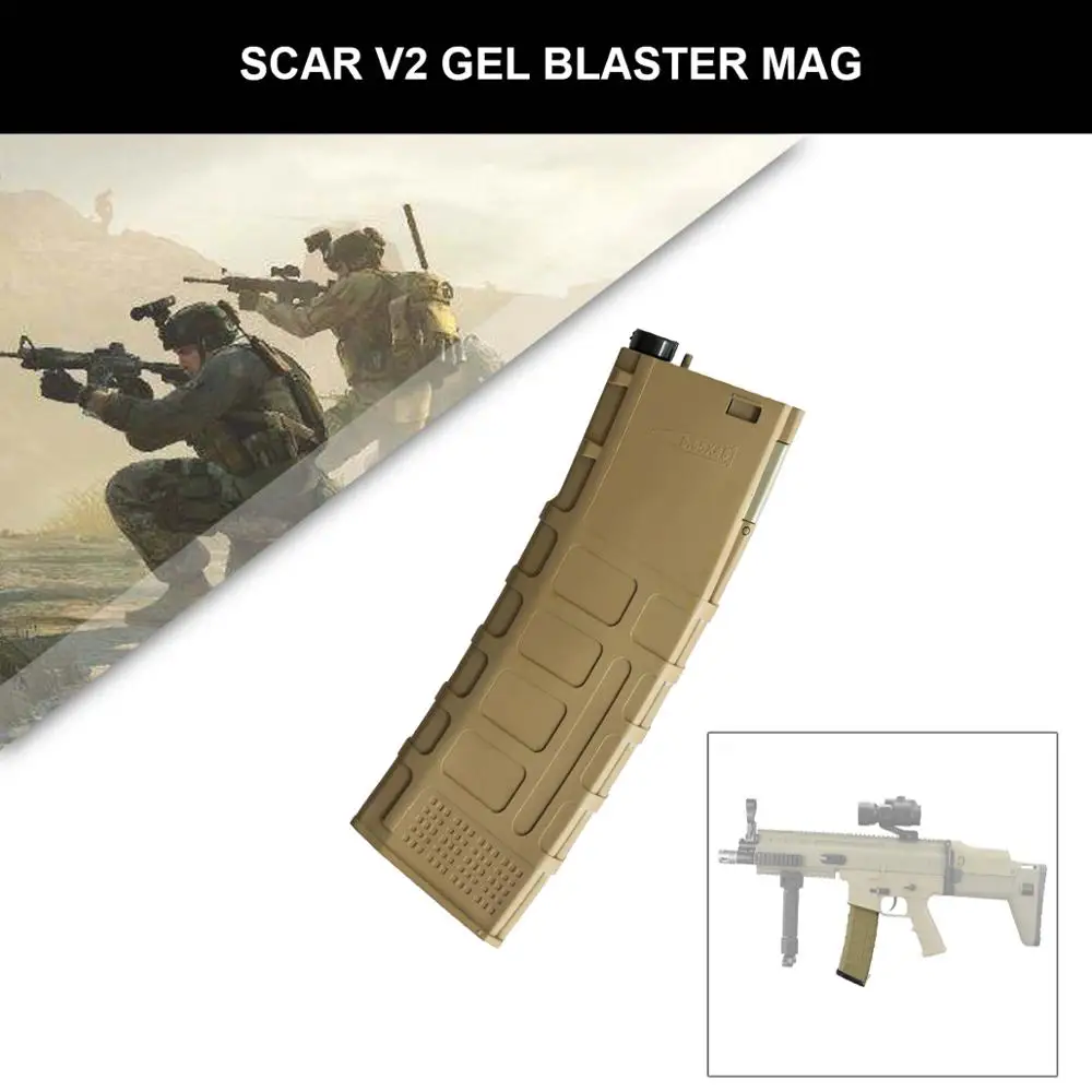Зажим Magzine для Jinming SCAR V2 гель Blaster гелевый шар журнал Сменные аксессуары