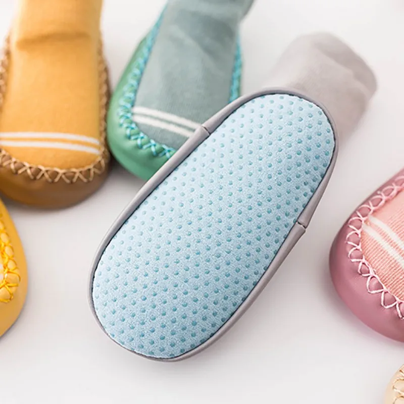 Милые носки для малышей хлопковые с рисунком медведя из мультфильма теплые