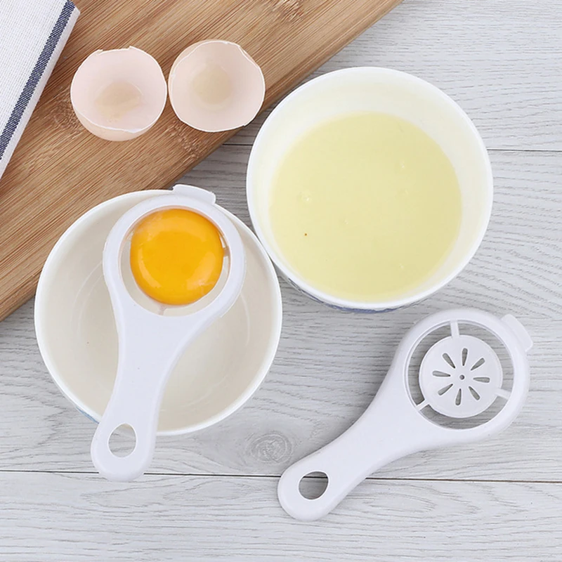

Egg Tools Kitchen Tools Gadget Convenient Egg Yolk Divider Holder Sieve White Hand White Egg Separator Kitchen Accessories Tool