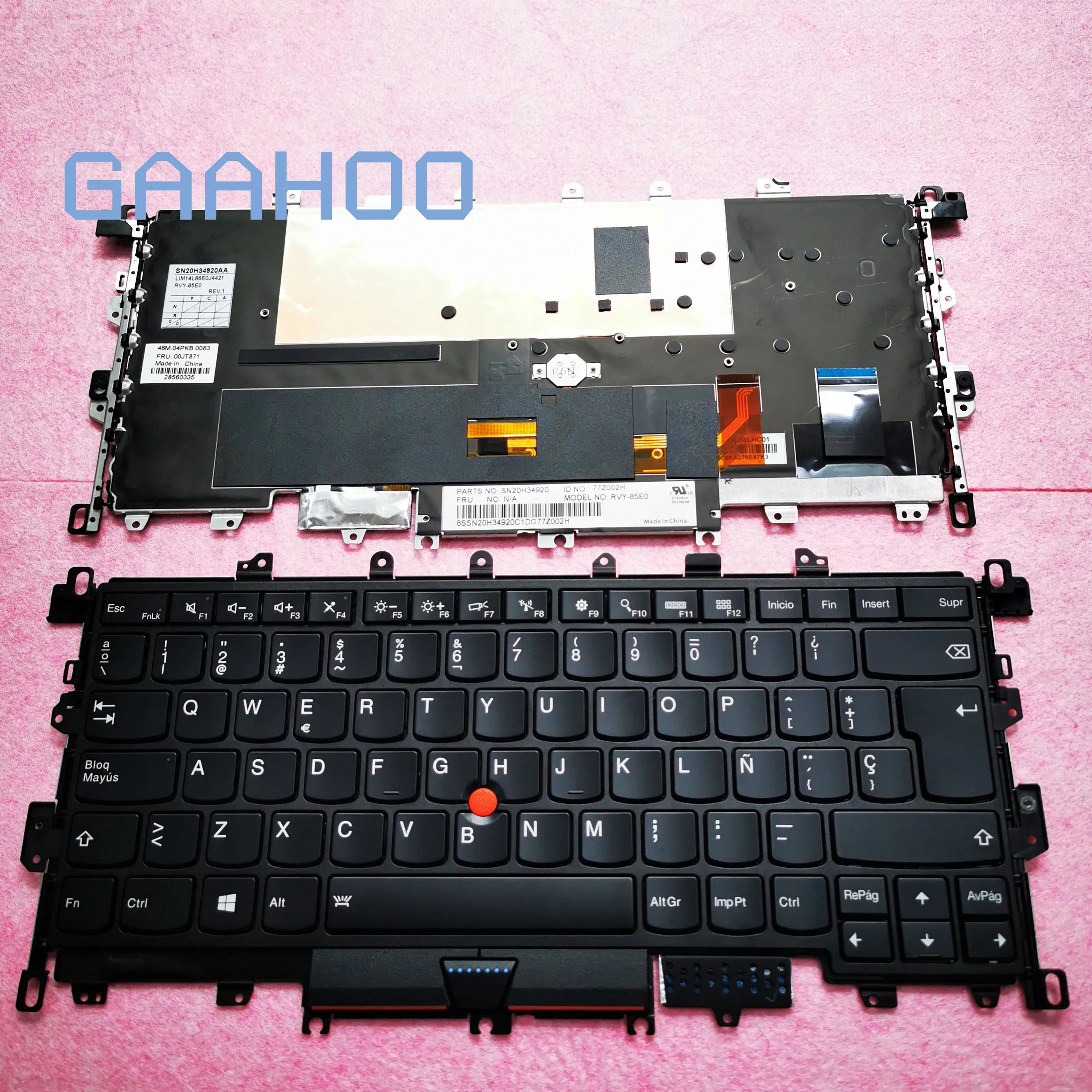SP Испания Совершенно новая Оригинальная клавиатура для LENOVO THINKPAD X1 YOGA 1 го