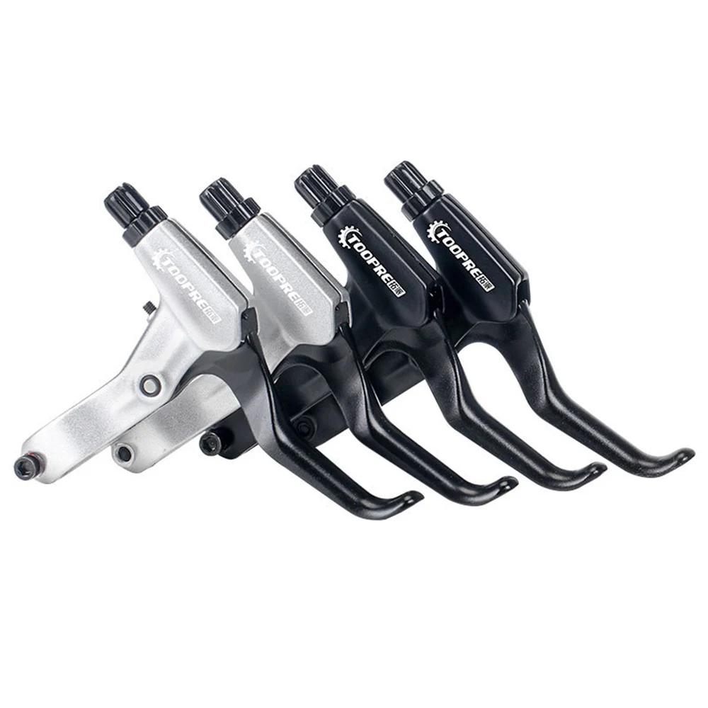 

1 Pair Bicycle Brake Lever Aluminum alloy Black Silver Ultra-light Hand Brake Mountain Road Bike Brake Handle Bicycle parts