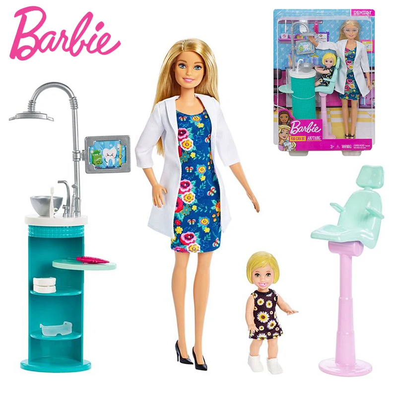 

Original Barbie Doll dentist experience Assortment Fashionista Girl Fashion Doll Dolls bonecas kids toys for girls Birthday Gift