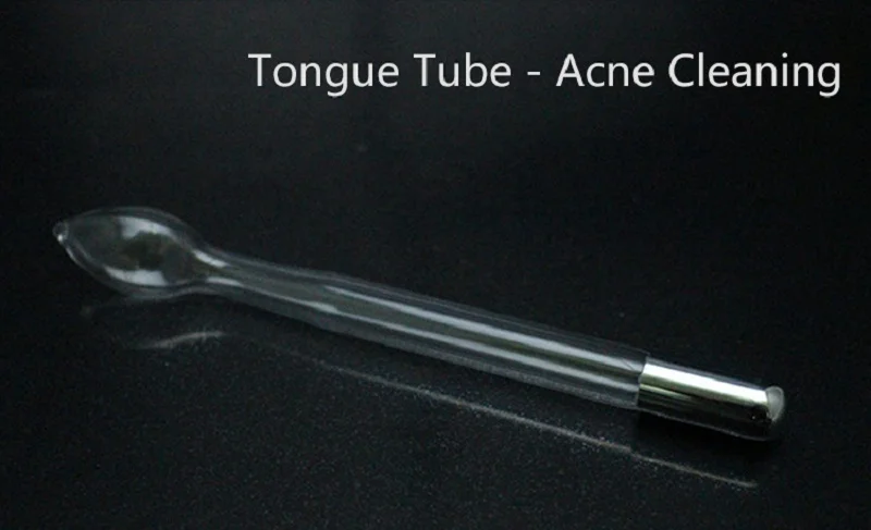 Tongue Tube Дарсонваль Высокий массажер для лица Частотный портативный ручной уход за волосами подтяжка кожи пятно от акне аппарат для борьбы с морщинами Красота терапия опухшие глаза darsonval - Цвет: Tongue Tube