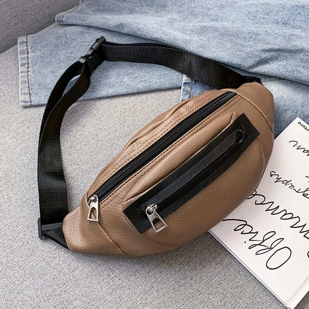 Поясная Сумка для бега кожаная тактическая поясная сумка женщин телефона денег