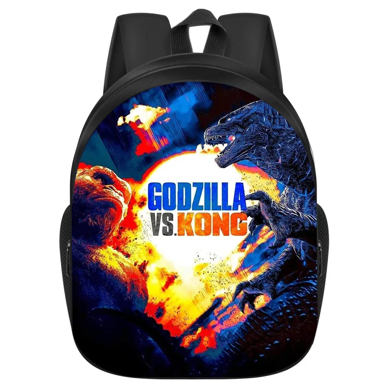 Детская школьная сумка Godzilla Vs. King Kong мультяшный рюкзак для книг с 3d принтом