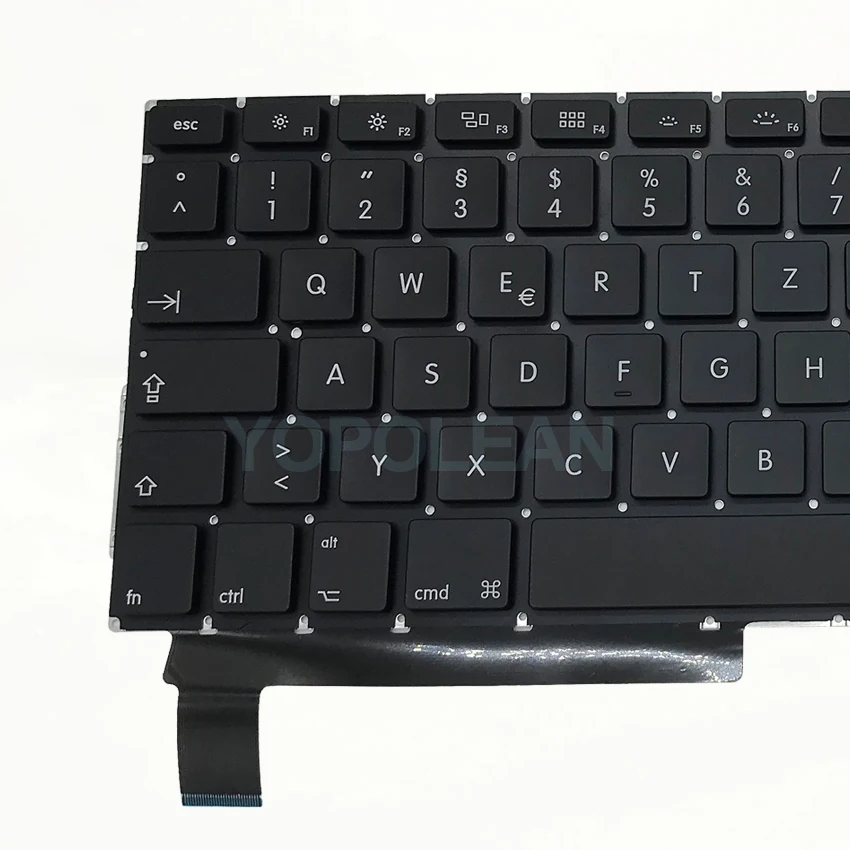 3 шт./лот новая немецкая клавиатура с подсветкой для Macbook Pro 15 дюймов A1286 2009 2010 2011 2012