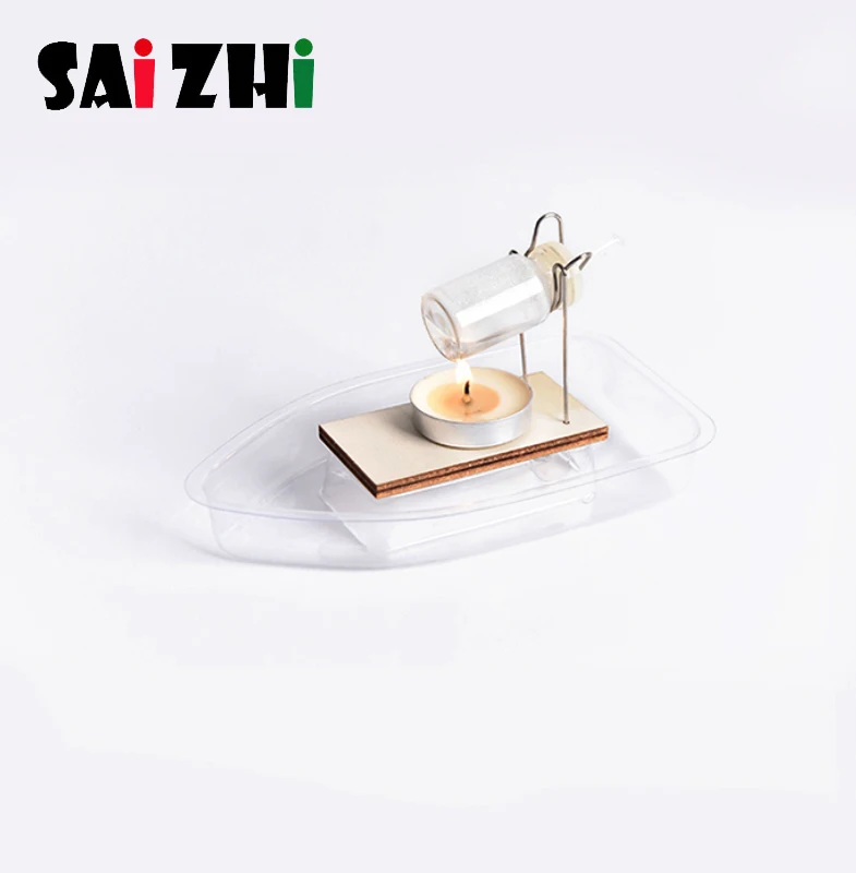 Тепловая Паровая свеча Saizhi скоростная лодка игрушка ручной работы паровые