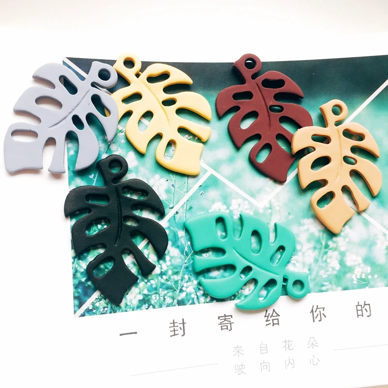 Японские и южнокорейские свежие листья гальванические ручной работы украшения