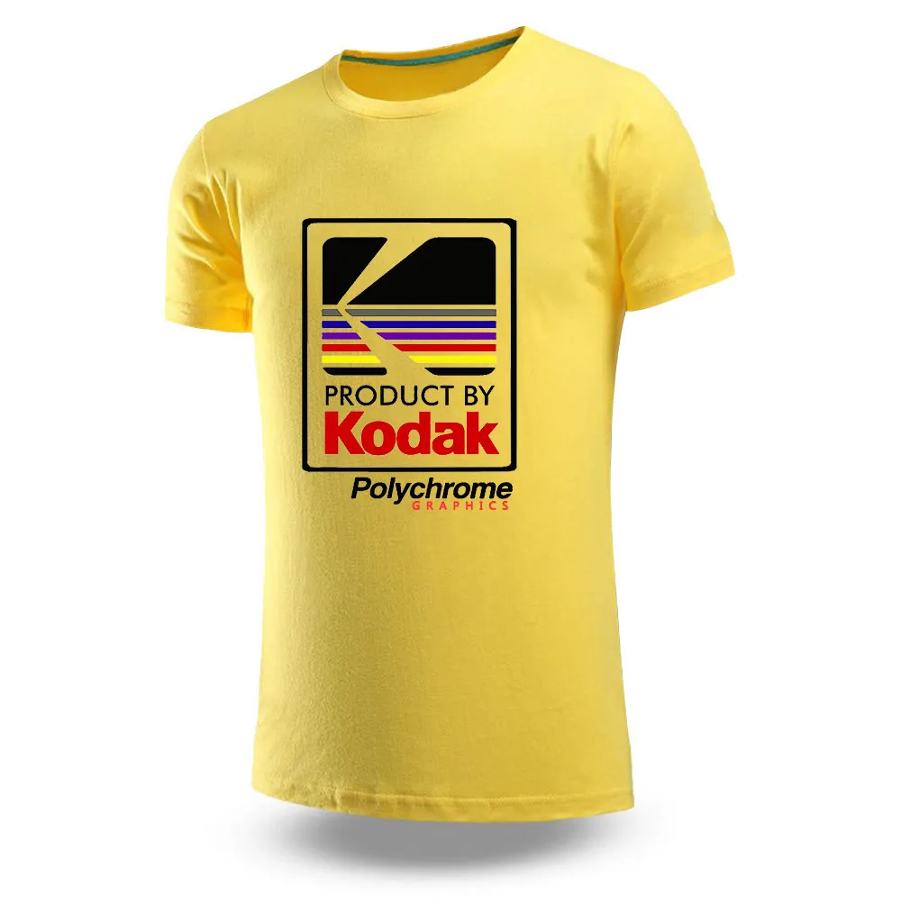 Kodak 2021 Новинка мужские Летние удобные горячие продажи модные однотонные рубашки