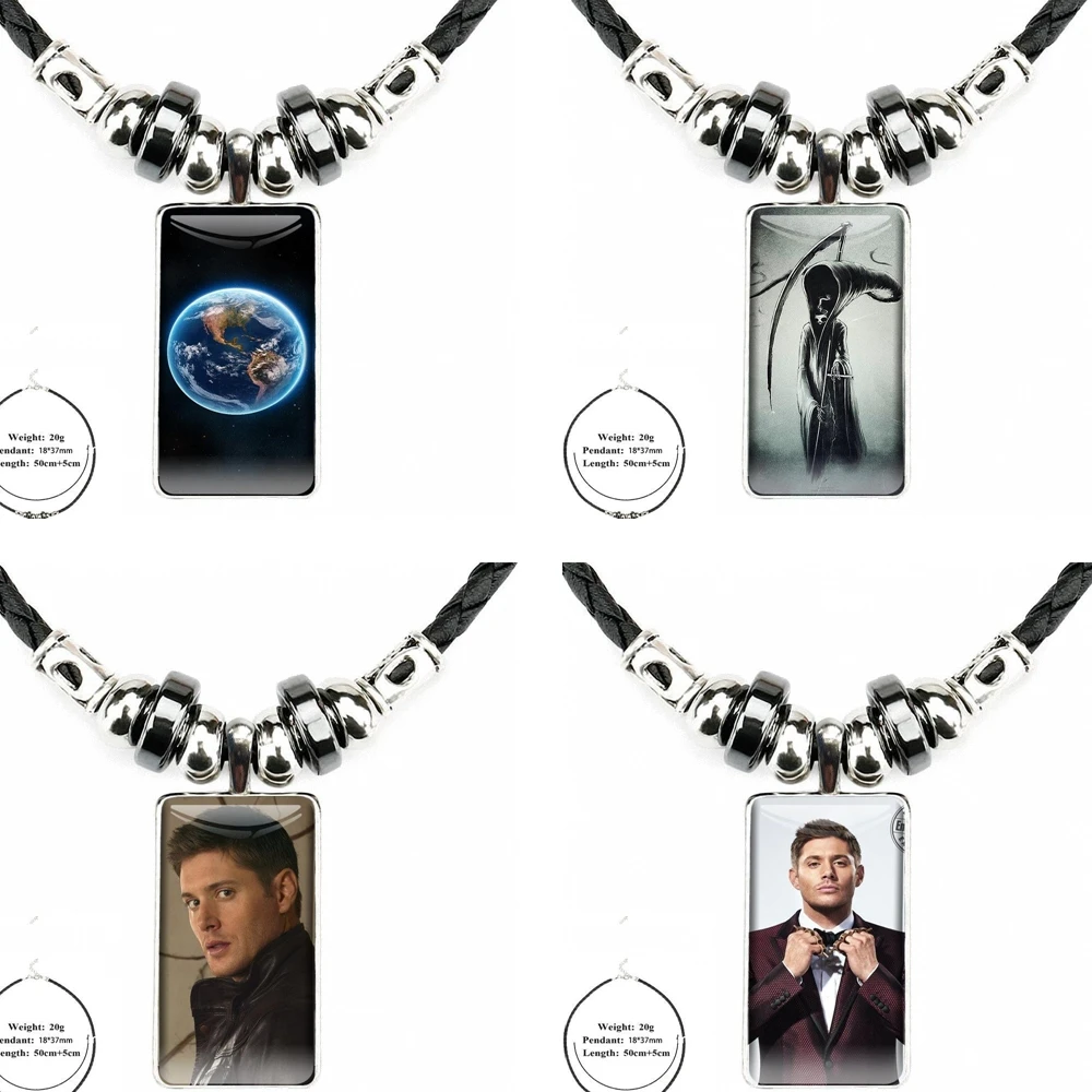 Ювелирные изделия со стальным покрытием колье с кабошоном Длинная подвеска