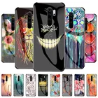 Чехол-накладка для Xiaomi Redmi 8, Note 8, 8 Pro, 8T, закаленное стекло, жесткий