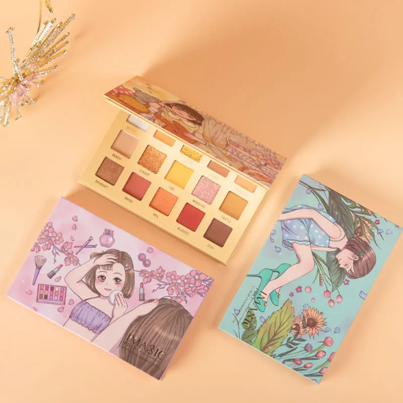 

15 Colors Eyeshadow Palette Matte Shimmer Glitter Matte Paleta Charming Maquiagem Easy to Color