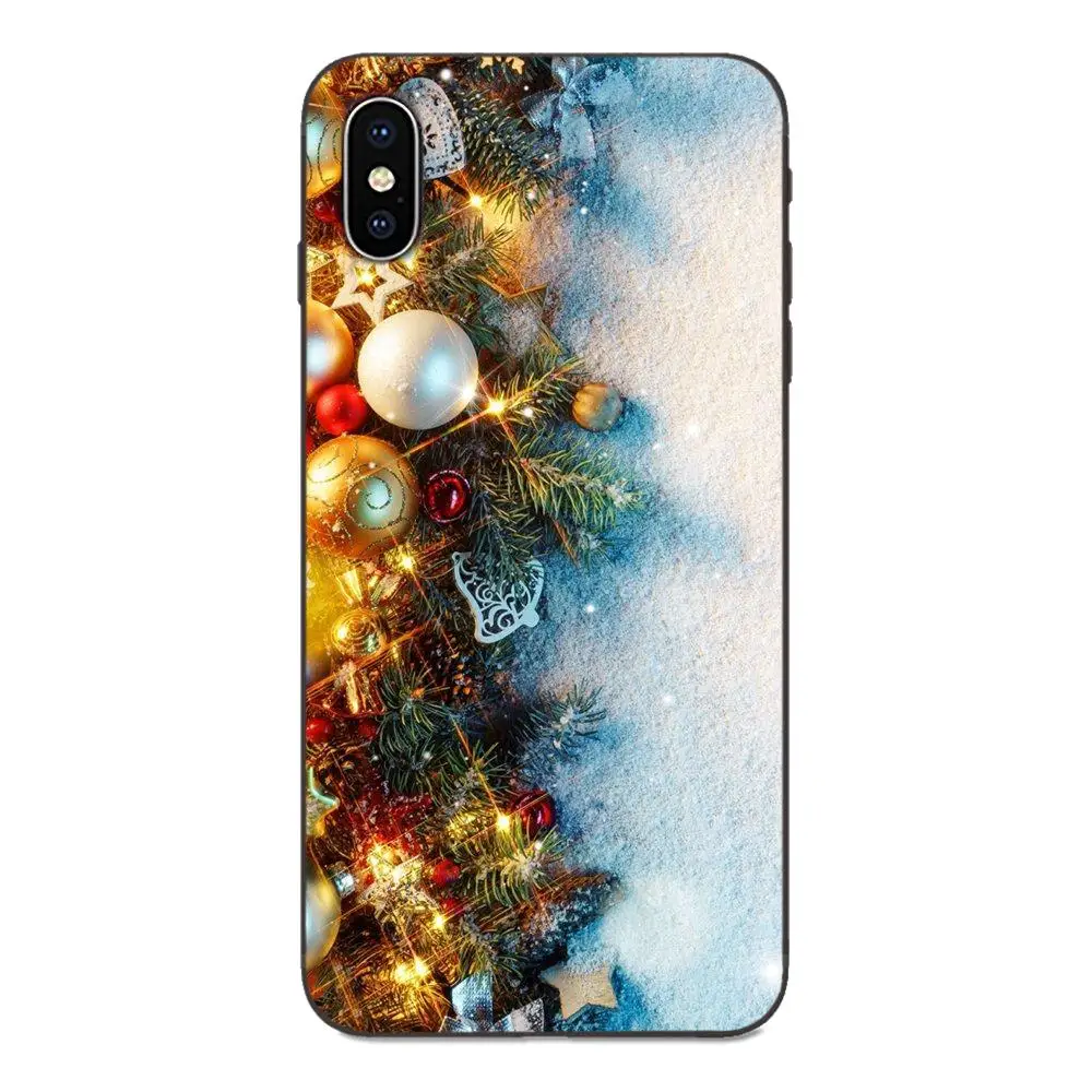 С Новым Годом Счастливого Рождества Снежная елка для Huawei nova 2 2S 3i 4 4e 5i Y3 Y5 II Y6 Y7 Y9 Lite