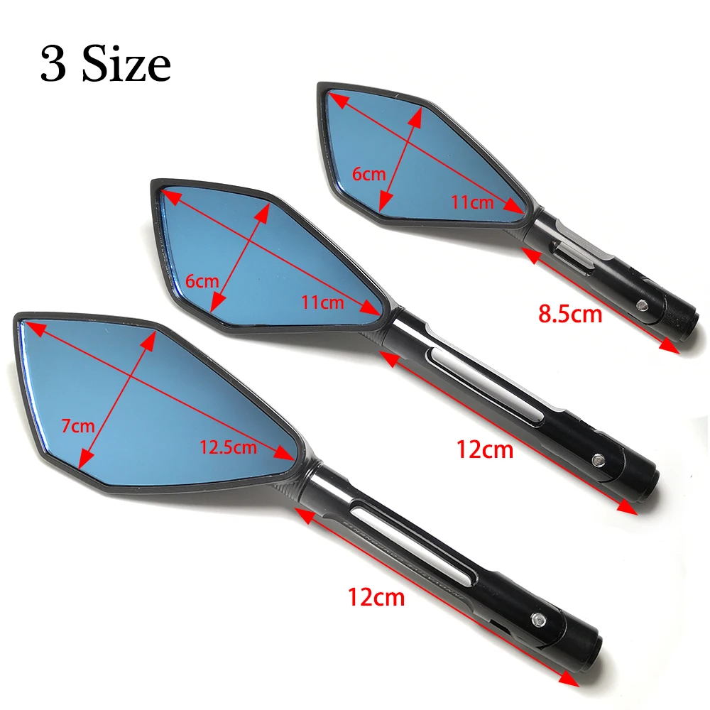 Универсальное алюминиевое боковое зеркало заднего вида для мотоцикла с ЧПУ SUZUKI