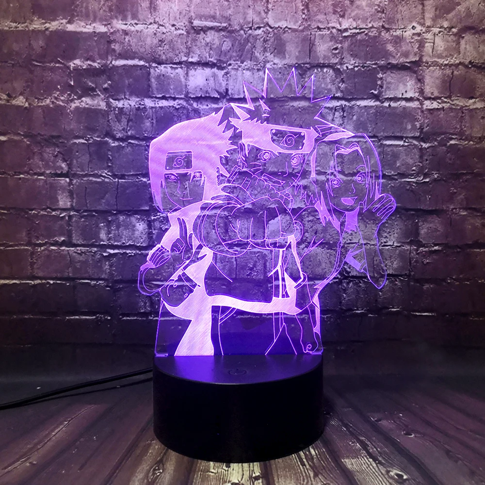 Япония Горячая Мультфильм Аниме Харуно Сакура Саске ааруто 3D фигурка