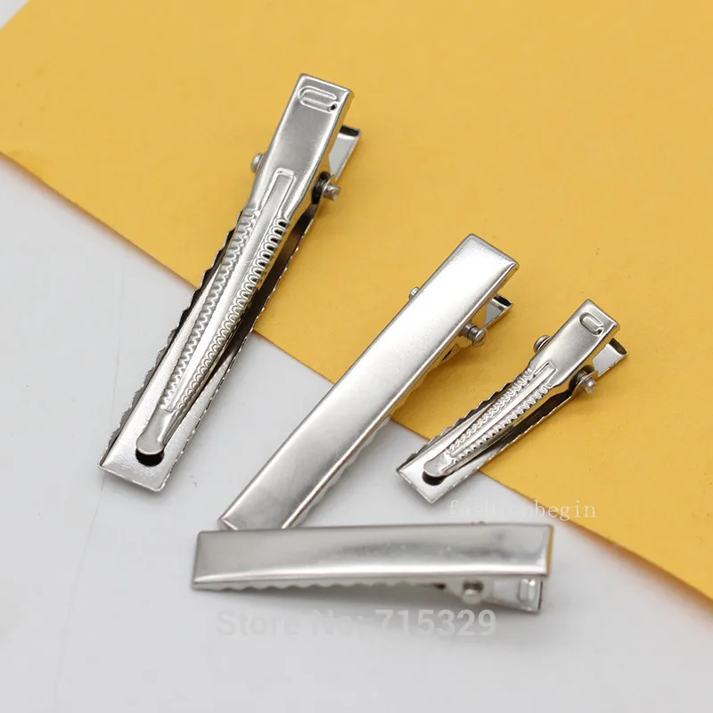 Металлические подвески для маленьких девочек гладкие плоские заколки волос с