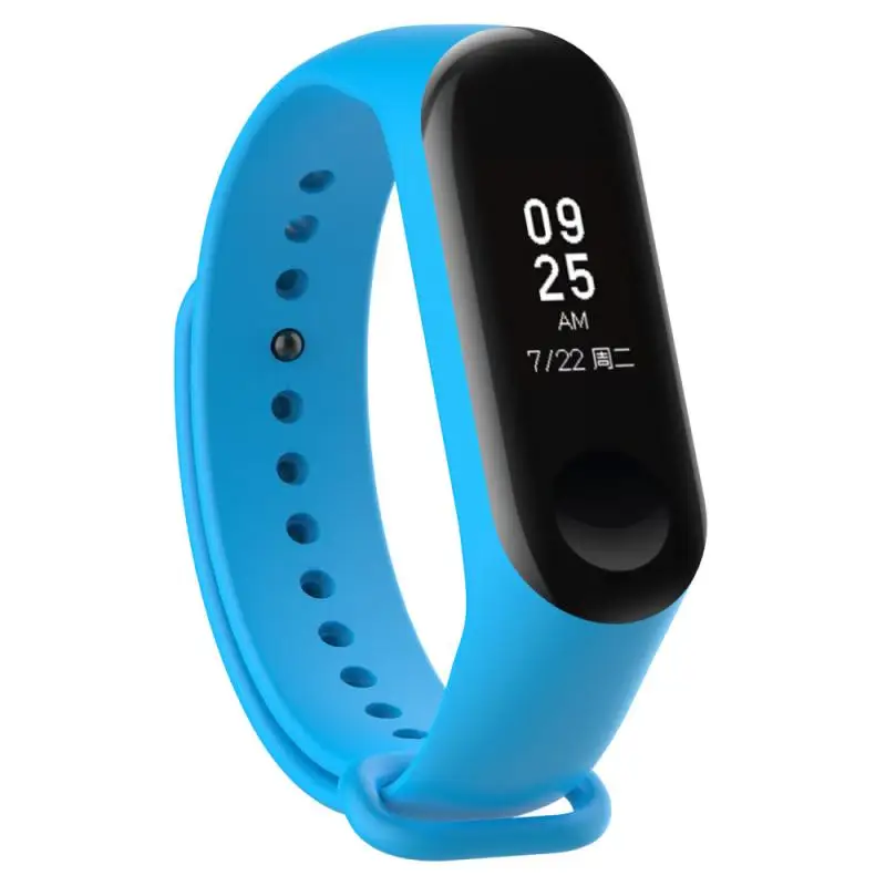 Ремешок сменный силиконовый для Xiaomi MI Band 3/4 спортивный браслет наручных часов Miband