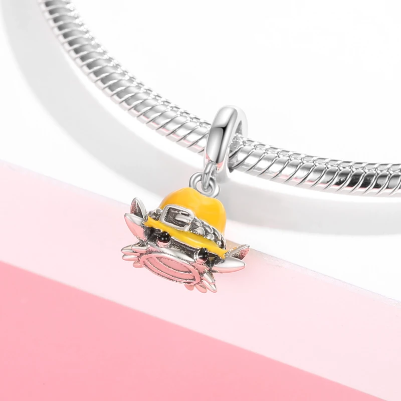 

Pandora Silver 925 Charms Forest animals Leaf Rat Koala Crab Shape Beads Fit Authentic 925 Silver Bracelet Charms Jewelry Making