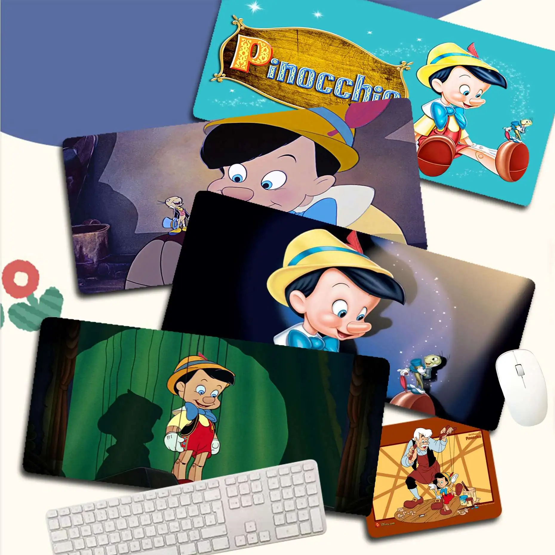 

Disney Pinocchio New Arrivals Beautiful Anime Mouse pad Mat Size for Desk Mat for CSGO Game Player Desktop PC Computer Laptop