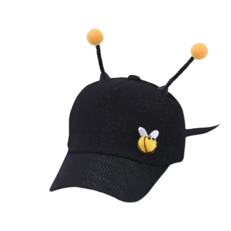 Детская Милая пчела щупальца Лето сетка задняя Кепка для бейсбола Твердая Цвет