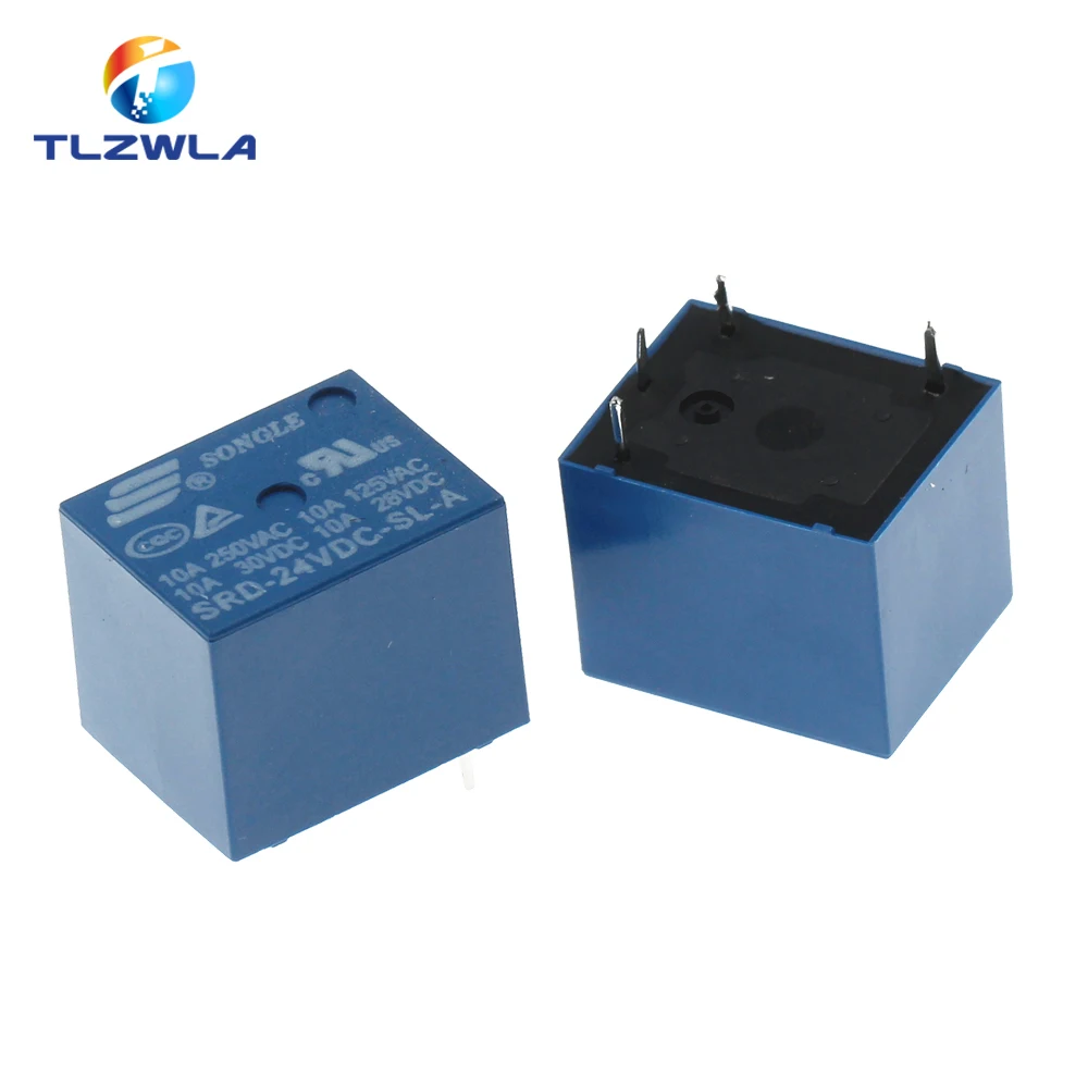 10 шт./лот реле SRD-05VDC-SL-A SRD-12VDC-SL-A SRD-24VDC-SL-A 05V 12V 24V 10A 250VAC 4PIN T73 | Обустройство дома