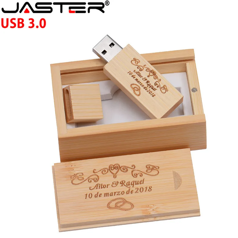 Usb флеш-накопитель JASTER usb 3 0 8/16/32 ГБ деревянный корпус с логотипом на заказ