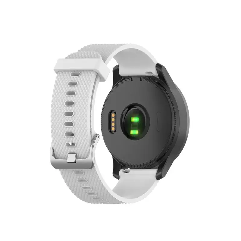 Sport Silicone Watchband Strap for Garmin vivoactive 4S Smart Bracelet texture sports silicone strap Band |