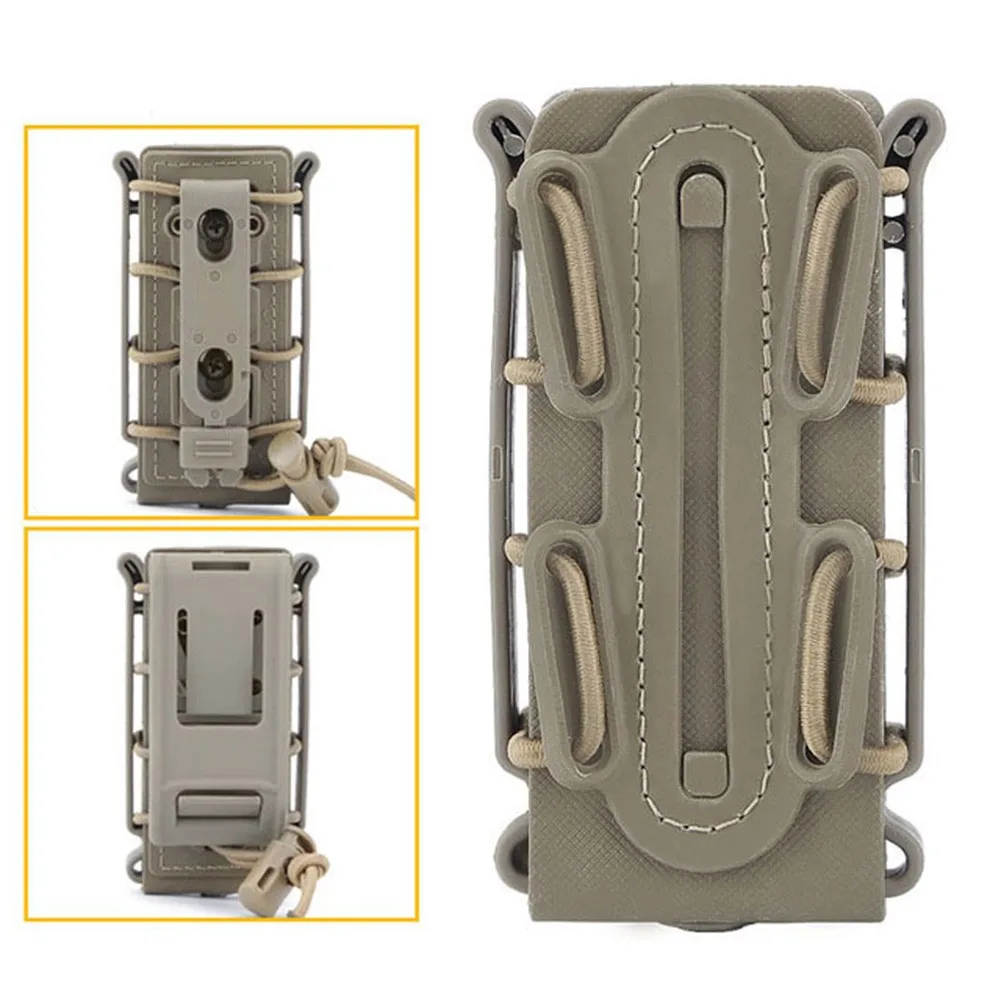 

Outdoor Holster Clip 9mm Mag Fast Magazine Pouch Quick Attach Molle System Tactical Shooting Hunting Mag Pouch Accessories