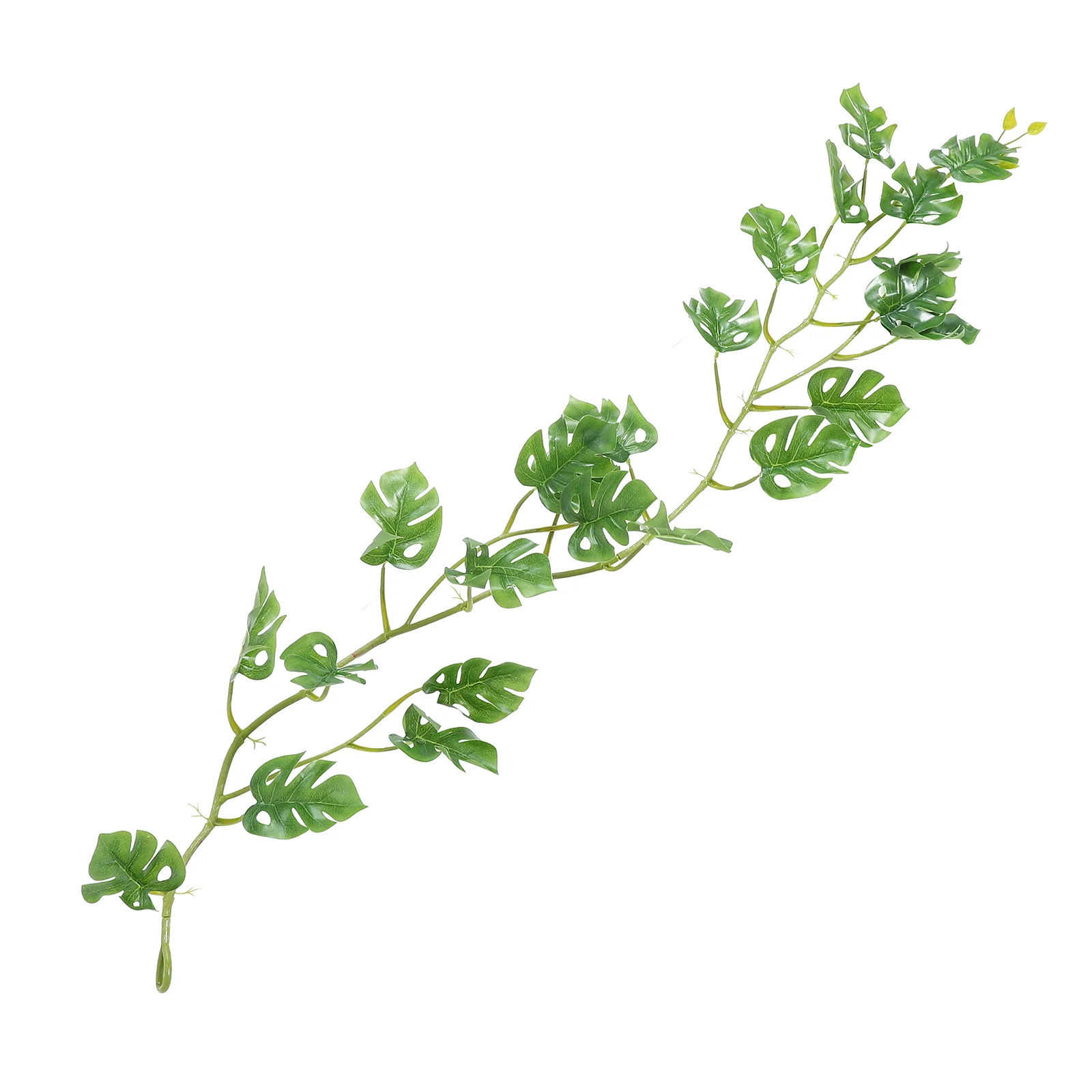 

Искусственный лист, зеленое растение из ротанга для украшения дома и сада, 1 шт.