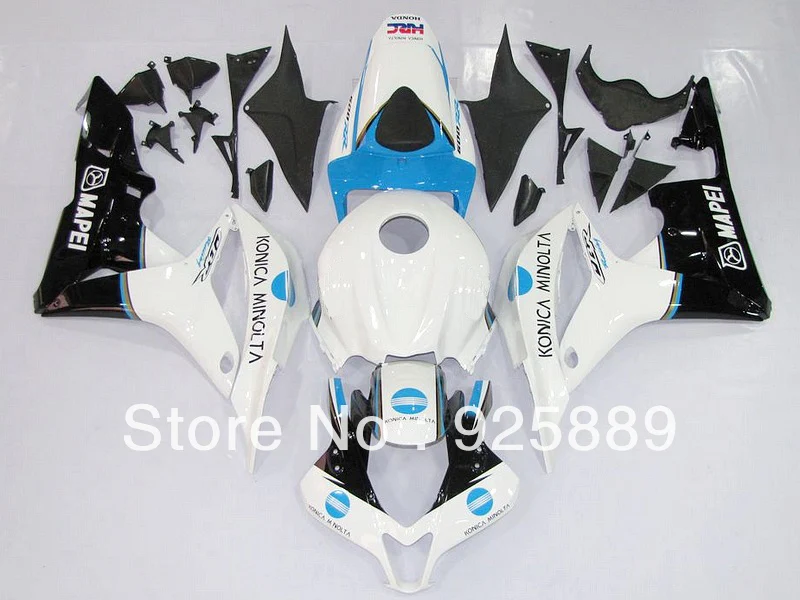 

Injection white blue black for HONDA CBR600RR 07 08 CBR600 07-08 CBR 600RR 2007-2008 600 RR F5 2007 2008 ABS body kit E983
