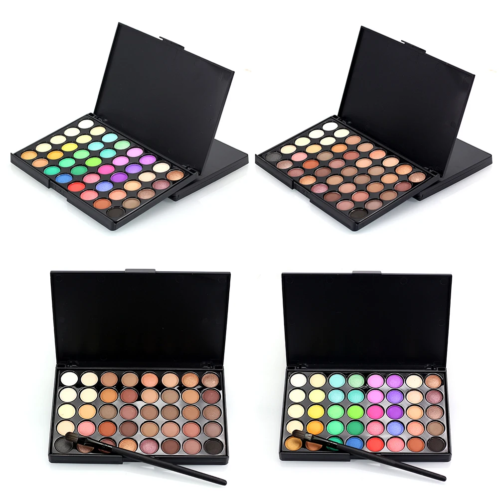 Профессиональный женский набор теней для век палитра макияжа женская кисть |