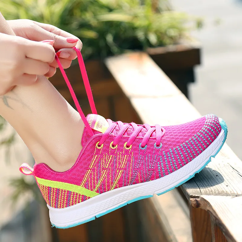 Summer Fashion Breathable Mesh Women's Running Shoes Comfort Race Sneakers Women Lightweight Cheap Sport Shoes zapatillas mujer