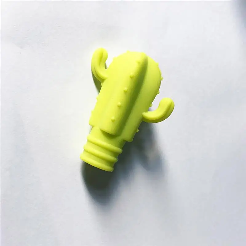 

7pcs Silicone Cactus Party Wine Glass Marker Charms Drinking Buddy Cup Identification Cup Labels Tag Signs Bottle Wine Stopper