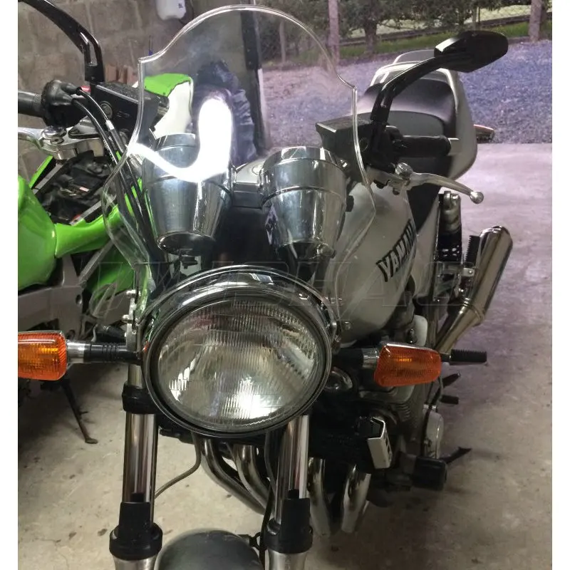

Лобовое стекло для 1990 - 2019 Yamaha XJR1300 XJR1200 XJR400 XJR 1300 1200 400, боковой Монтажный кронштейн для фары