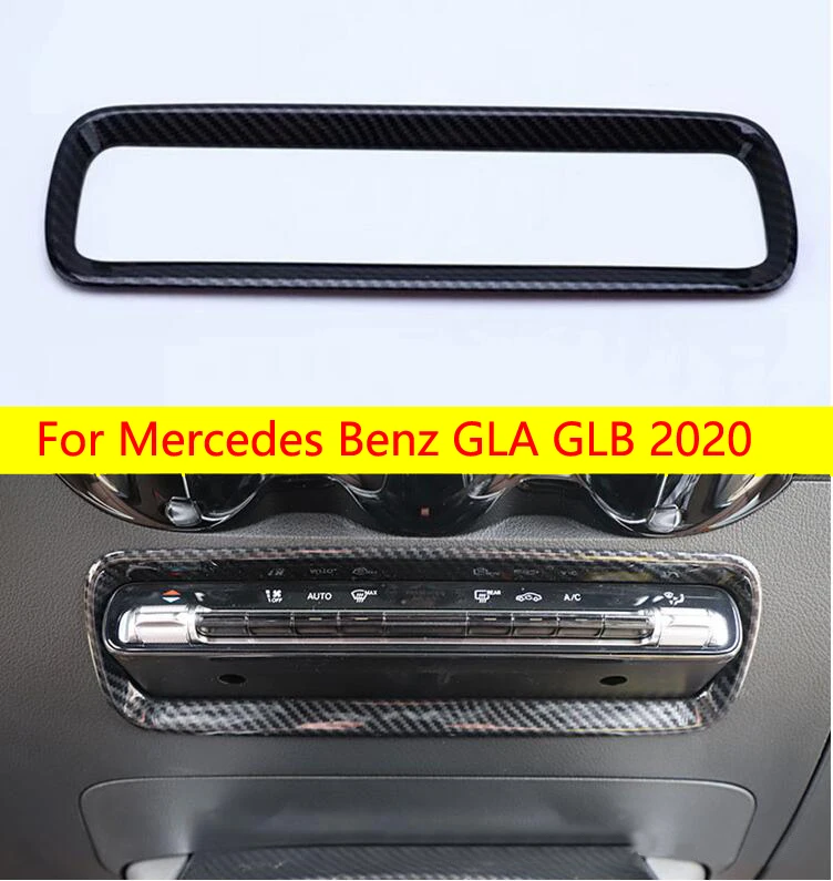 

Наклейка на крышку переключателя кондиционера из АБС-пластика для Mercedes Benz GLA GLB 2020, автомобильные аксессуары