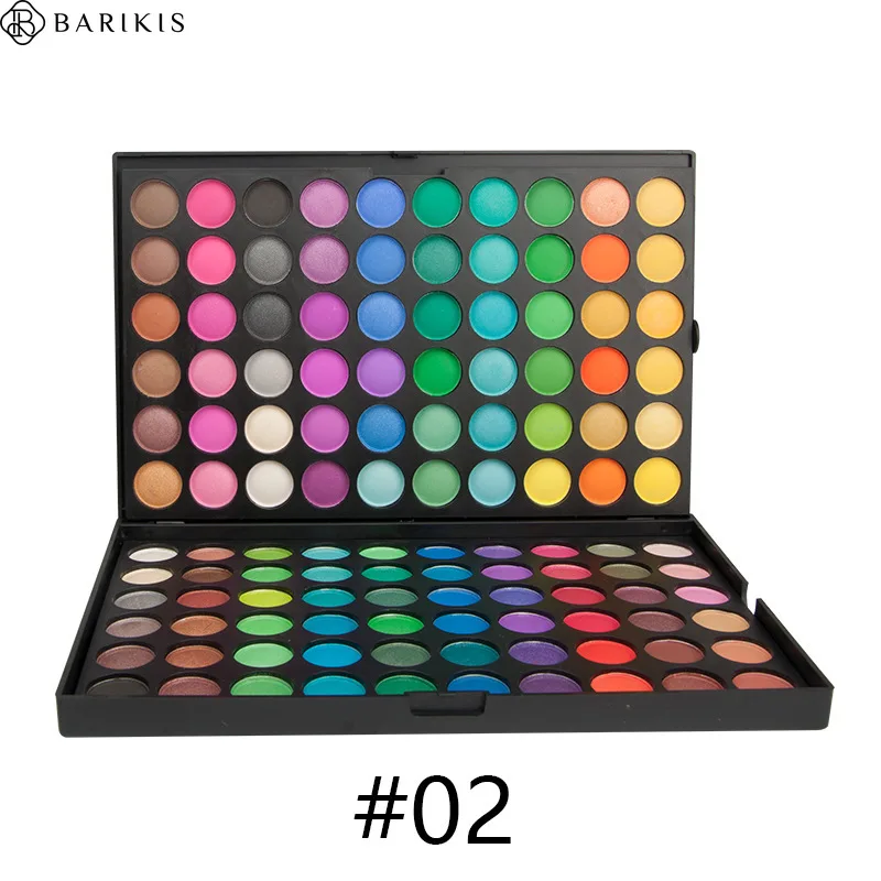 палетка теней Палитра для век 120 цветов матовые тени Палетка мерцающий блеск