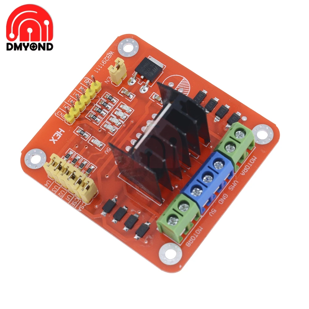 Плата драйвера двигателя постоянного тока L298N для Arduino PIC AVR двойной H-мост шаговый