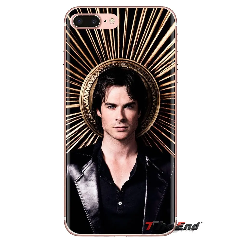 Transparent Soft Shell Covers For Huawei Mate Honor 4C 5C 5X 6X 7 7A 7C 8 9 10 8C 8X 20 Lite Pro Vampire Diaries Damon Salvatore |