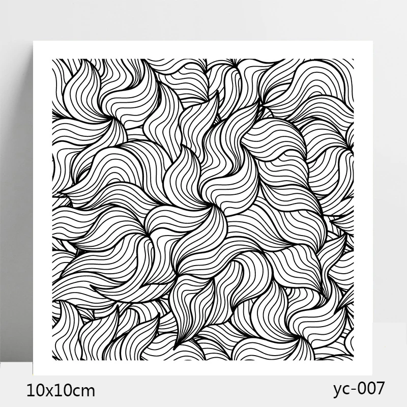 

AZSG Leaf Clear Stamps For DIY Scrapbooking Rubber Stamp/ Seal Paper Craft Clear Stamp Card Making