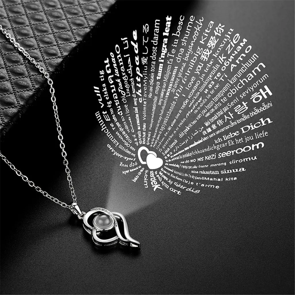 2020 Трендовое ожерелье в форме сердца с кристаллами женские модные ожерелья