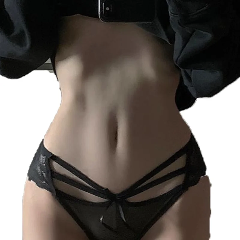 

Orz -I Lace Panties Lady Sleepwear Diamond Underpants Soft Lingerie Low-Rise Knickers Sexy Hollow Women Thin Ultra