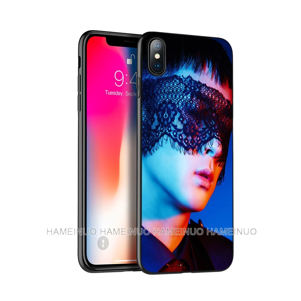 Черный ТПУ чехол для iphone 5 5S SE 6 6s 7 8 plus x 10 силиконовый XR XS 11 pro MAX VIXX LR Kpop ST RLIGHT - купить