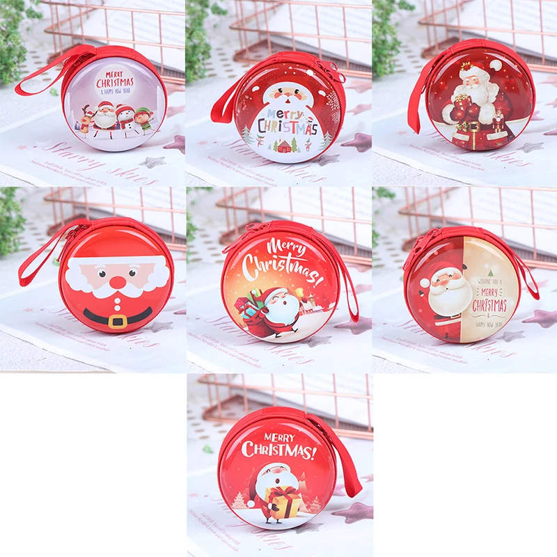 Рождественская коробка конфет рождественские серьги в виде монет Подарочная для