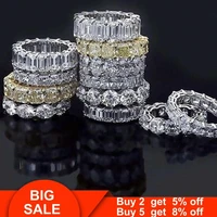 2020 eternity promise ring 925 sterling silver diamond engagement wedding band rings for women men finger party jewelry