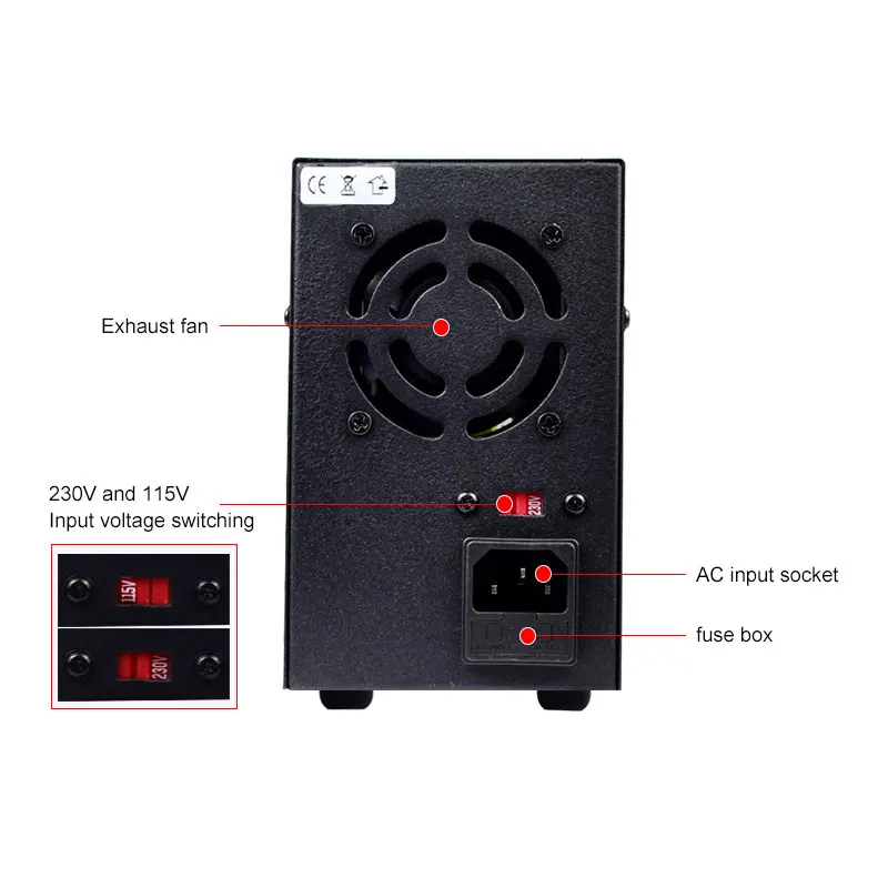 Wanptek Lab DC источник питания регулируемый DPS3010U USB светодиодный дисплей скамья