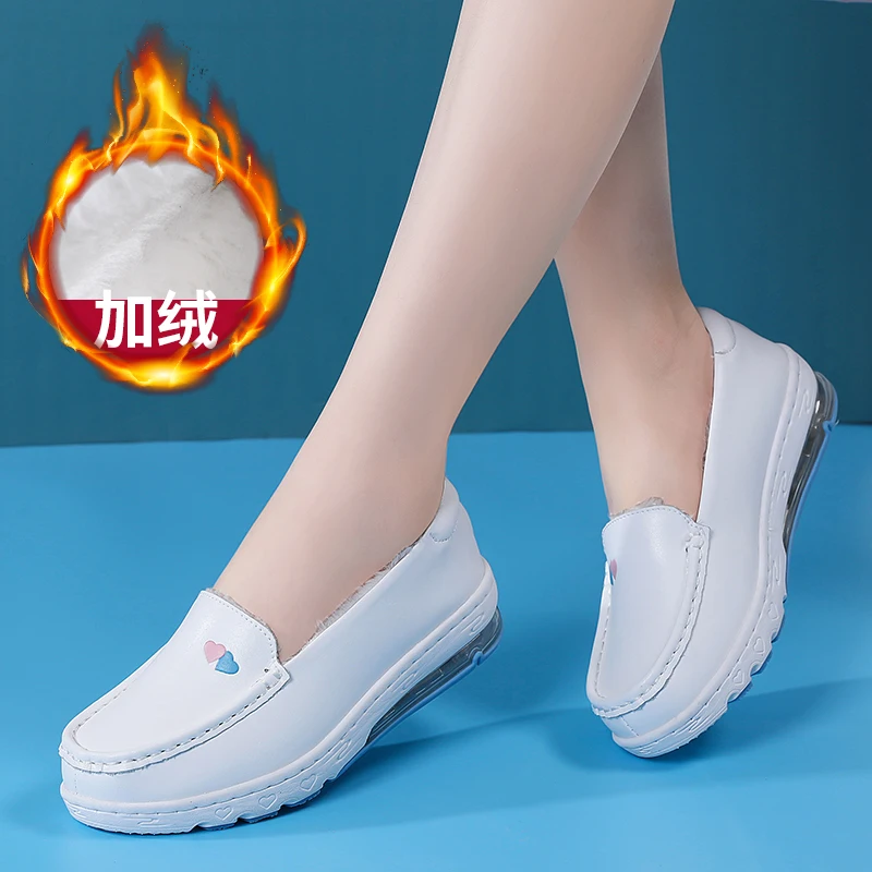 Women Tennis Shoes 2020 winter plush Sneakers mother outdoor Non-slip Gym Fitness Trainers Walking Shoes Female Tenis zapatillas
