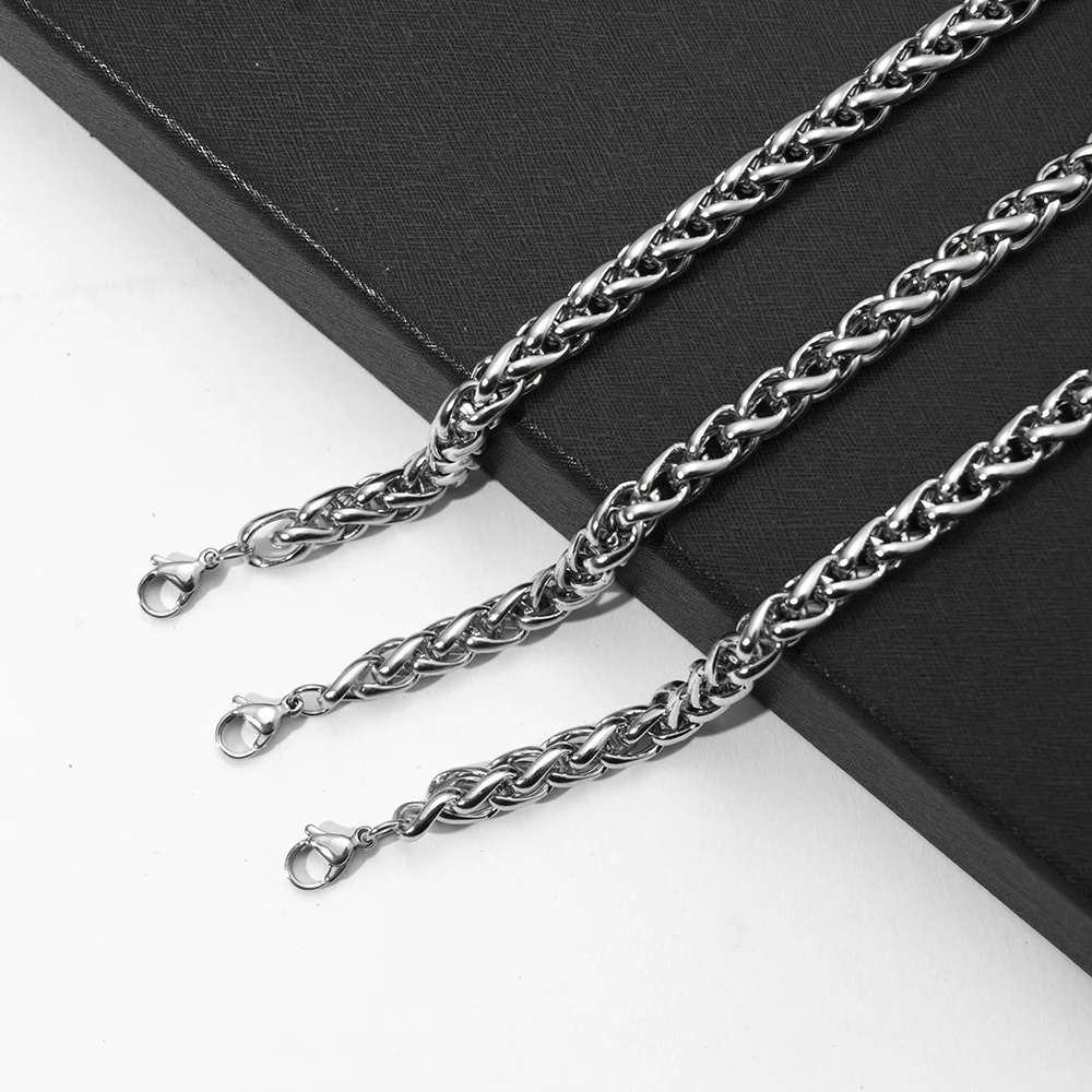 

Браслет-цепочка из нержавеющей стали, 16/18/20 см