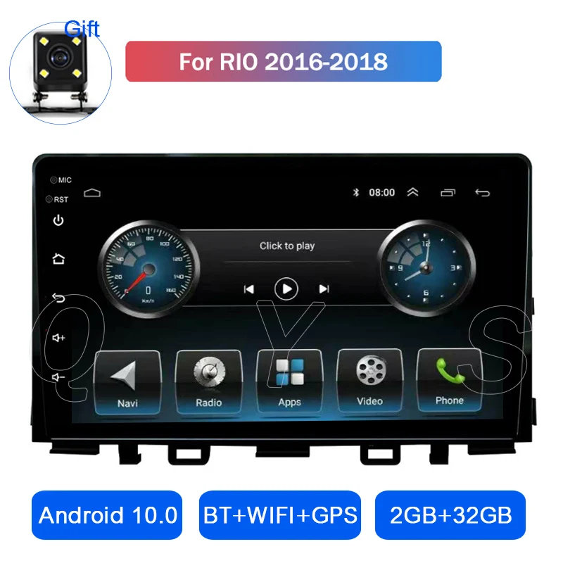 Популярный товар Android 10 сенсорный экран четырехъядерный процессор 2 Гб + 32 ГБ для