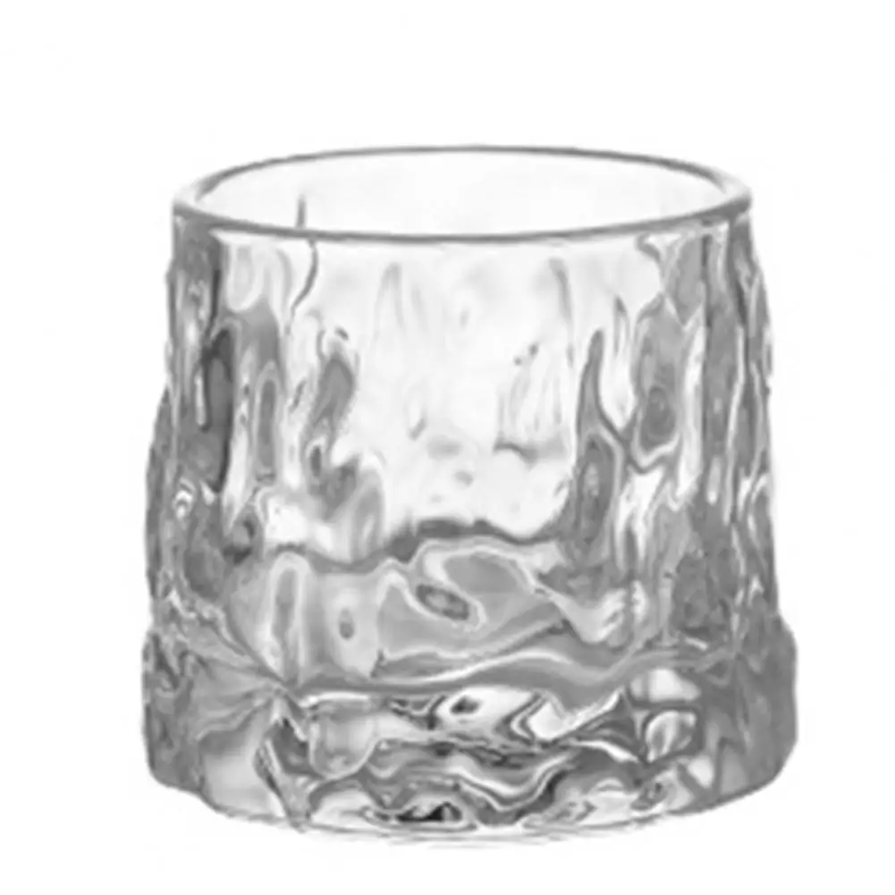 

80%HOTDrinking Glasses Creative Smooth Brim Delicate Transparent Tumbler Glass Mug for Wine
